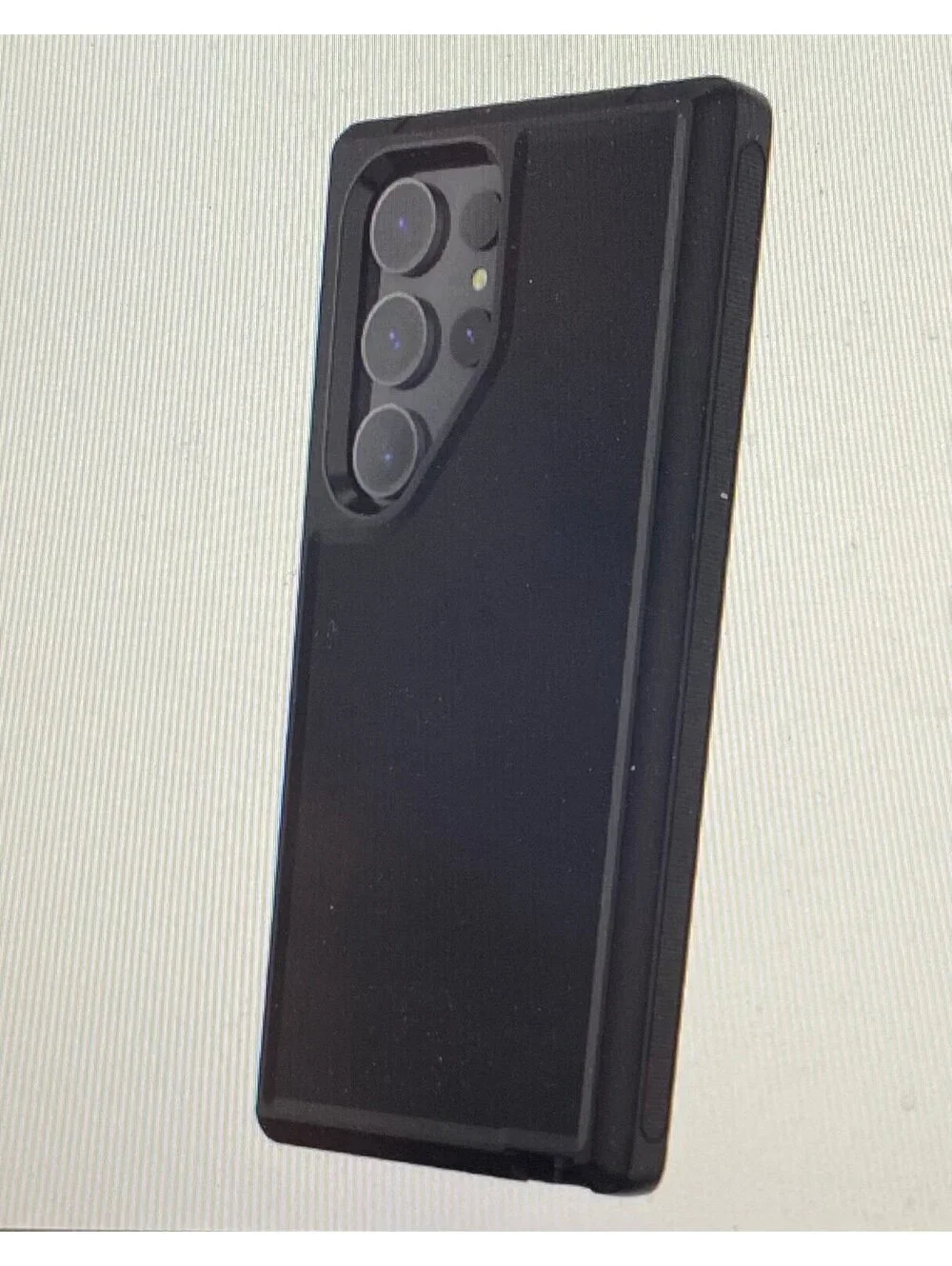 Onn Rugged Case with Holster for Samsung Galaxy S23 Ultra Black